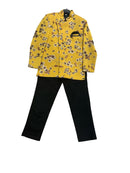 KIDS SHERWANI YELLOW-10-RJ