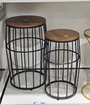 Corner stand metal