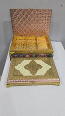 Grand 12x8" Handcrafted Meenakari Dry Fruit Box – Luxury Festive Banquet Platter