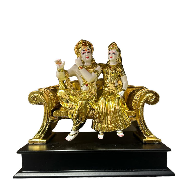 Golden Radha and Krishna
