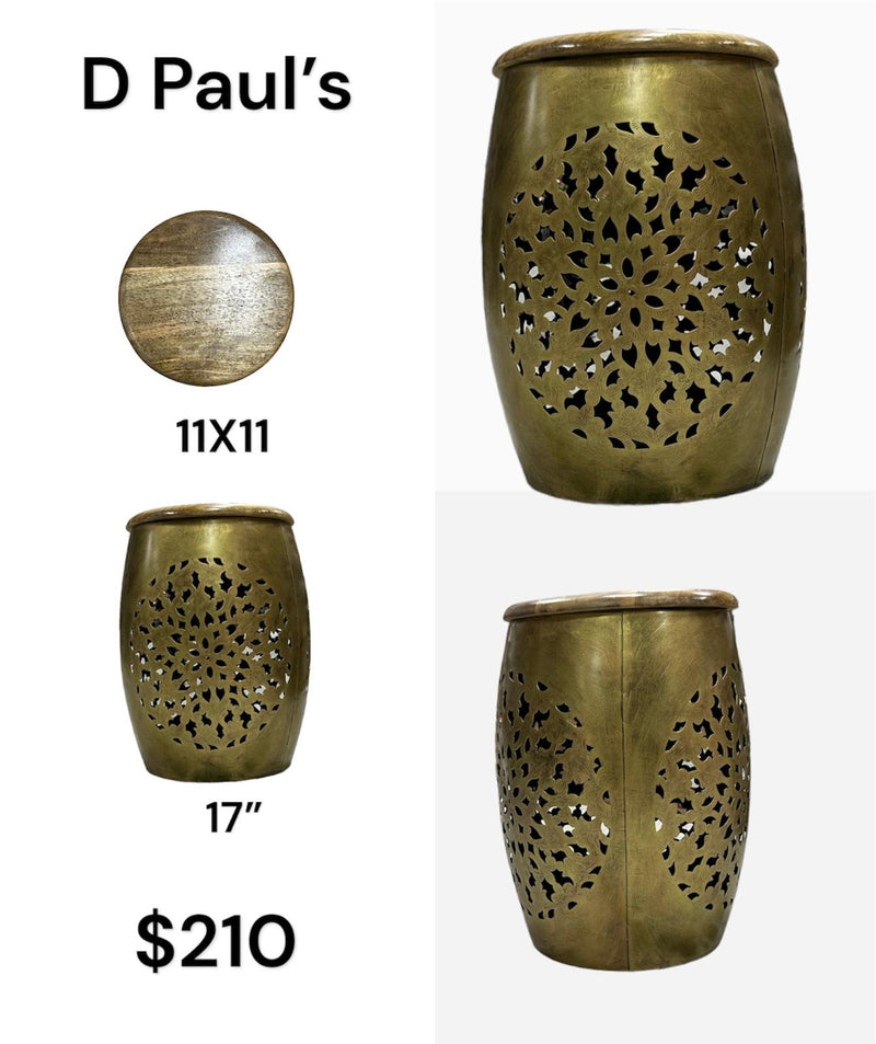 YK-STOOL WOODEN TOP MUDDA