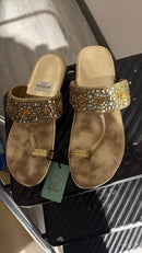 LADIES FOOTWEAR NO 9 GOLD