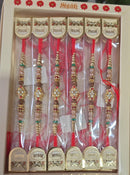 Sacred Rakhi for Brother with Traditional Design