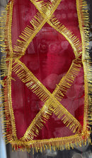 Mata rani Ki chunni 16"x8.5"APX