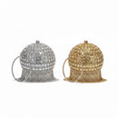 Crystal Sphere Tassel Evening Bag