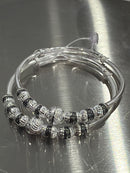 Silver Adjustable Baby  Kada – Handcrafted Protective Evil Eye Kada for Infants