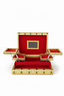 Golden Meena Jwellery Box