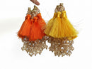 Handmade Mini Cotton Jewelry Tassels – Multicolor Craft Charm Set