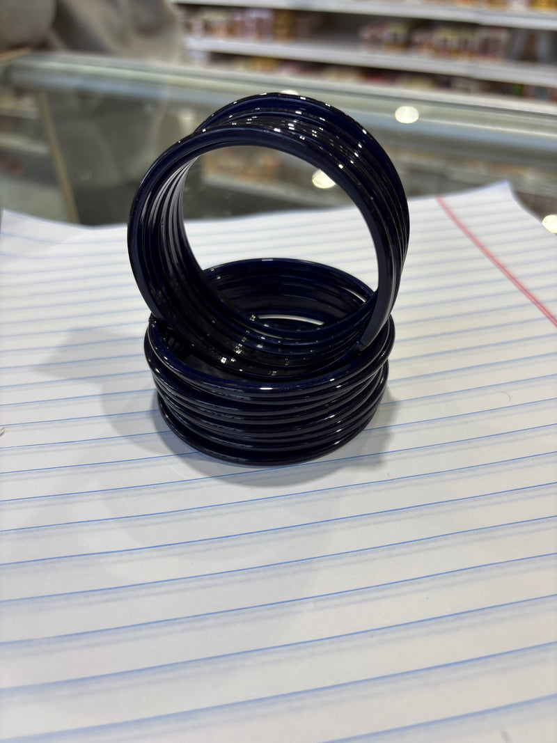 Plain Glass Bangles 20 Pcs
