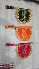 Brother & Bhabhi Wedding Pankha | Punjabi Wedding Props