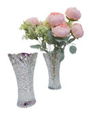 GLASS FLOWER VASE