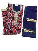 Semi Stitched Suit Salwar & Dupatta