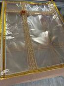 Bow Saree Cover golden