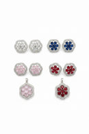 Earrings and locket set