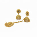 Jhumki Tika Earring Set Golden
