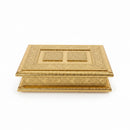Handcrafted 7x9" Meenakari Dry Fruit Box – Luxury Rose Gold & Golden Edition