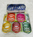 Glass bangle-8pcs set