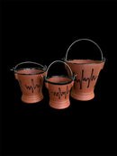 CLAY BUKET SETN(3 PC SET)