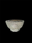 GLASS BOWL/KATORI CRYSTAL DESIGN WHITE