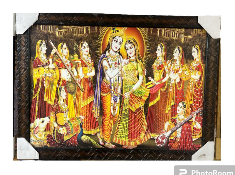 Radha JI.Krishna Ji DP Canvas PIc. Frame