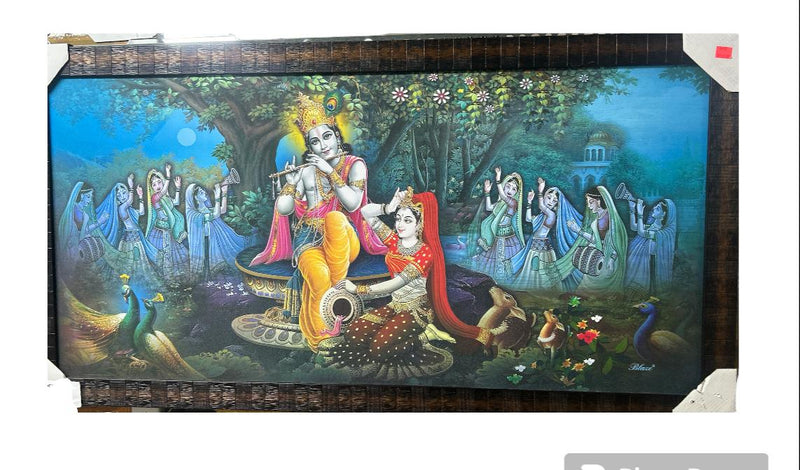 Radha JI.Krishna Ji DP Canvas PIc. Frame