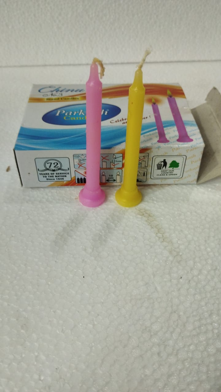 CANDLE WAX PARKASH-4 15 PCS PACK