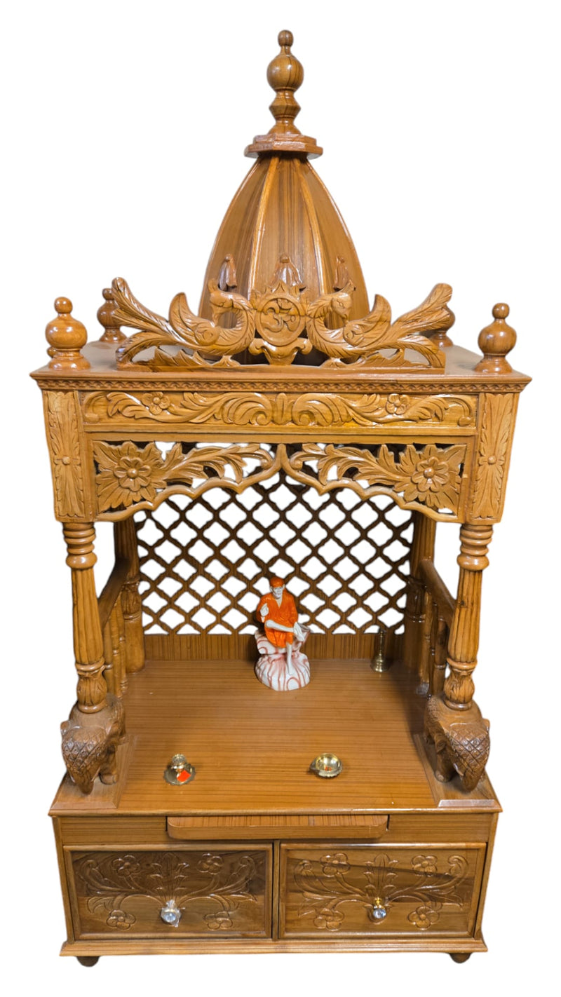 SAT.Pooja Mandir ELEPHANT CARVING