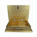 Luxury 9x7" Meenakari Dry Fruit Box – Serene Sky Blue Edition
