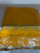Haguria Kesari Color Golden Emb