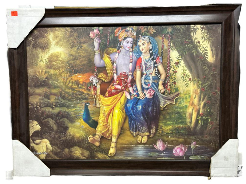 Radha JI.Krishna Ji DP Canvas PIc. Frame