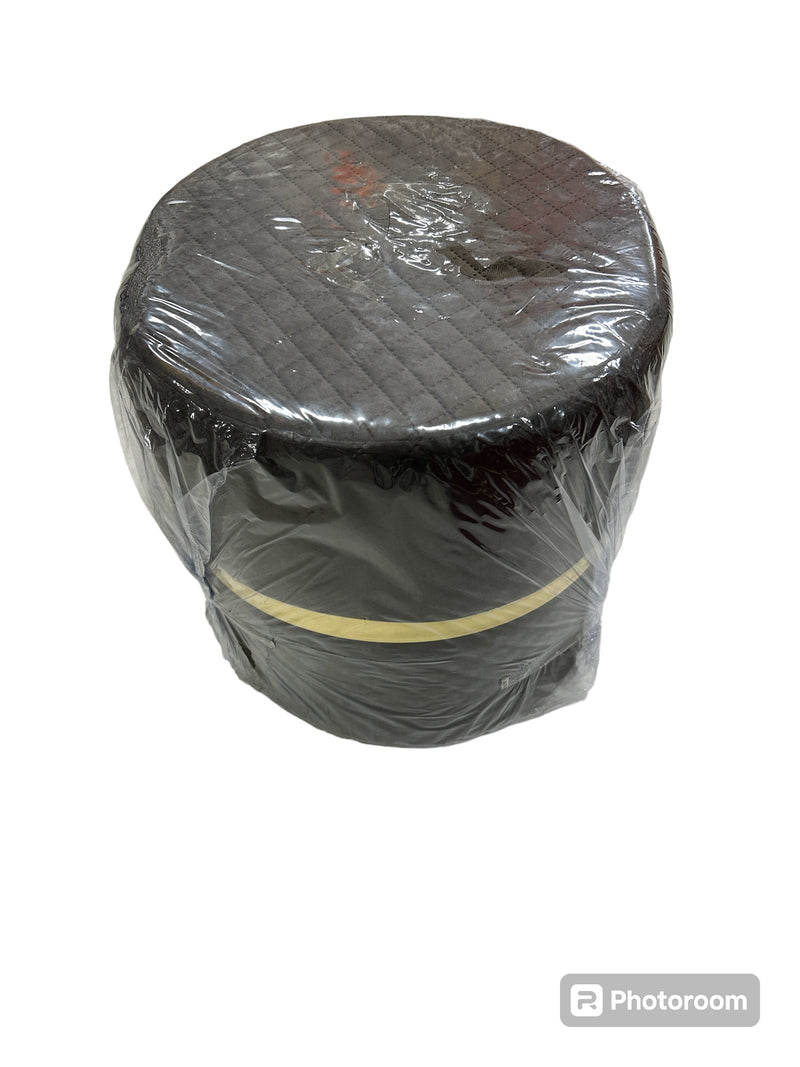 PUFFY STOOL ROUND QUILTED