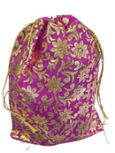 Potli Gift Bag Printed Tissue