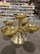 5 Diya Stand -No-2 Star Paro