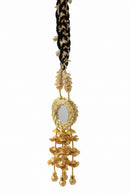 Dpauls Heavy Lace Design Parandi with Golden Gotapati