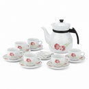 La Opala Novo Collection Premium 15-Piece Opal Glass Tea Set