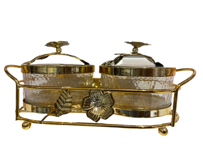 2 Bowl set with tray