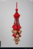 Traditional Multi-Tiered Gota Patti & Tassel Lehenga Latkan