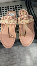 LADIES SANDAL NO 11 PEACH