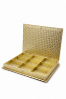 Royal 20x15" Antique German Ox Meenakari Dry Fruit Box – Majestic Heritage Banquet Trunk