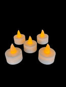 Flameless White LED Tealight Diwali Candle