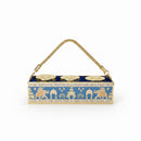 Handcrafted 3-Jar Festive Dry Fruit Hamper Caddy with Golden Handle