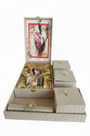 Decorative Sahi Chithi Ceremony Box Set with Tray
