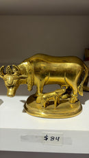 Cow and Calf Brass