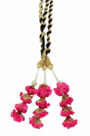Punjabi Flower Parandi forHair | Elegant Braid Extension with Tassels