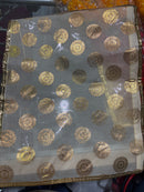 Saree/ Clothing Bag,Transparent Golden Bow
