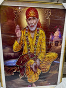 Photo Frame-Sai Baba - Round