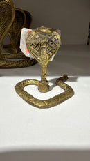 Snake brass Shiva