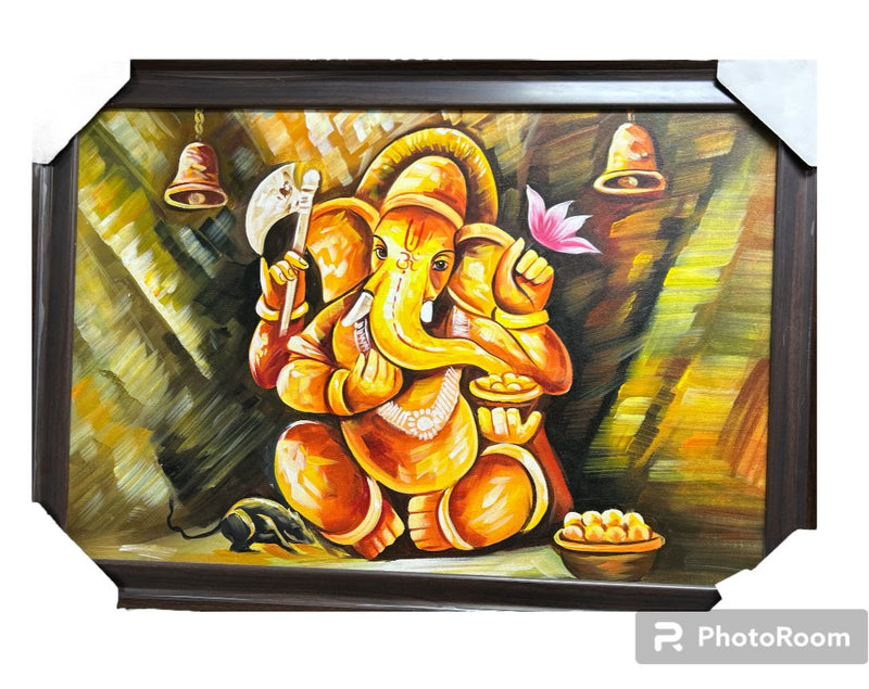 Ganpati JI DP Canva Frame