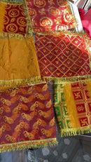 Mata rani Ki chunni multi 18"x9"