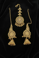 Golden Tika Earring set